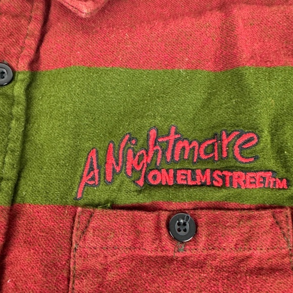 A Nightmare on Elm Street Mens Size S Freddy Krueger Flannel Shirt *Read - Picture 4 of 11